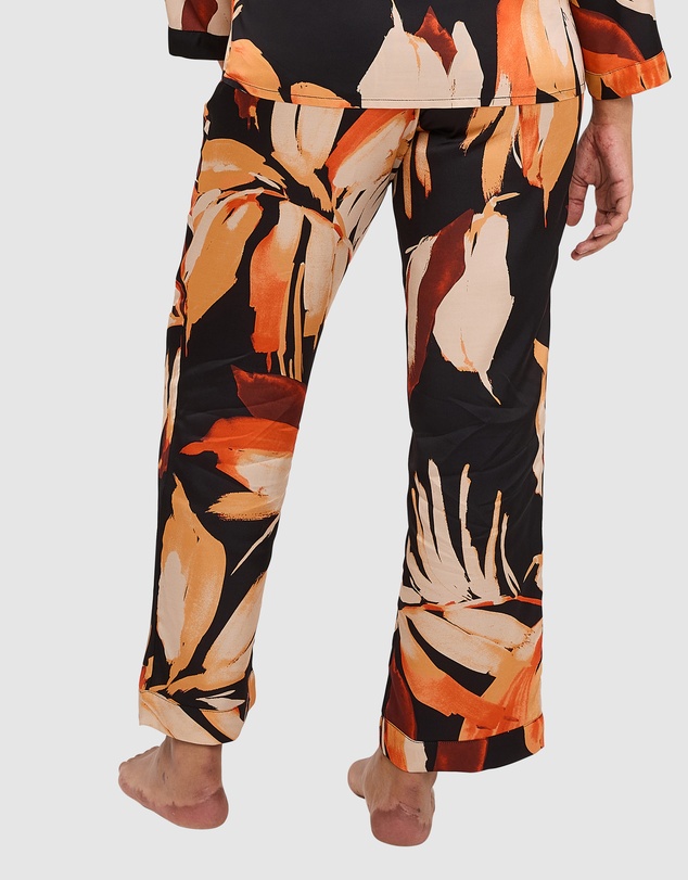 Sans Complexe - Pure Chic Floral Print Viscose Satin Pyjama Pants
