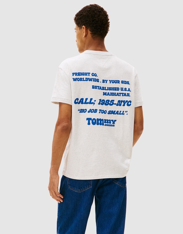 Tommy Jeans - Back Logo Slim Crew Neck T-Shirt