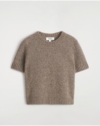 COS - Knitted Alpaca-Blend T-Shirt