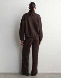 COS - Boiled Merino Wool Wide-Leg Trousers