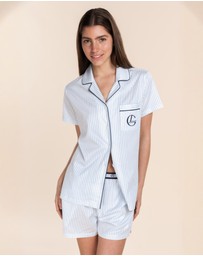 Gingerlilly - Rebecca Judd x Gingerlilly Camilla Cotton Short PJ Set