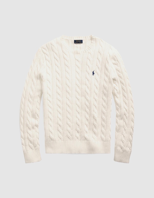Polo Ralph Lauren - ICONIC EXCLUSIVE - Driver Cable Knit Long Sleeve Sweater