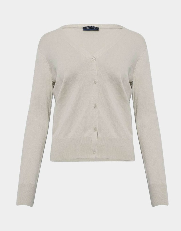 Forcast - Nicolette V-Neck Knit Cardigan