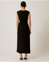 Tussah - Becca Linen Blend Wrap Dress