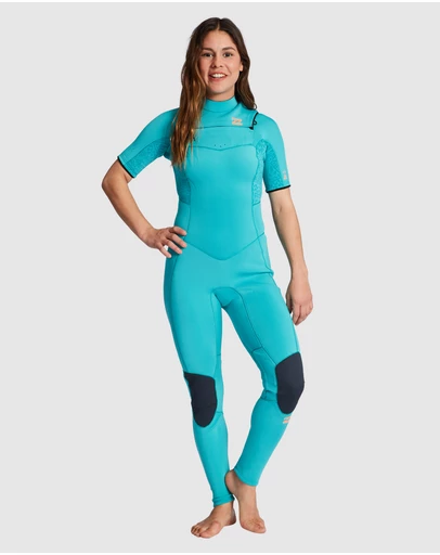 Billabong - 2/2 Synergy Center Zip Short Sleeve Full Wetsuit