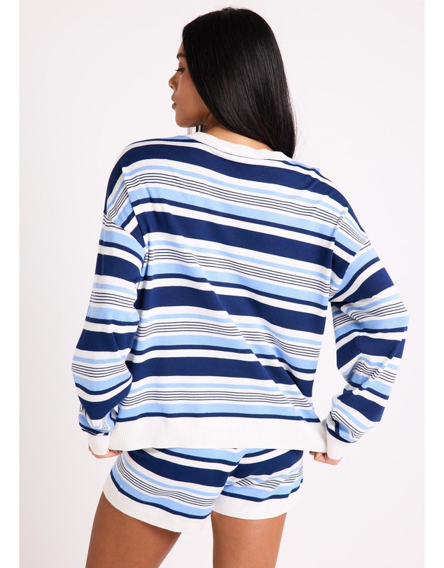Subtitled - Chiara Stripes Knit Shorts