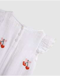 Alex & Ant - Pretty Romper - White