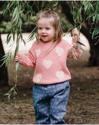 Kynd Baby - Denim Pant in Denim Dot