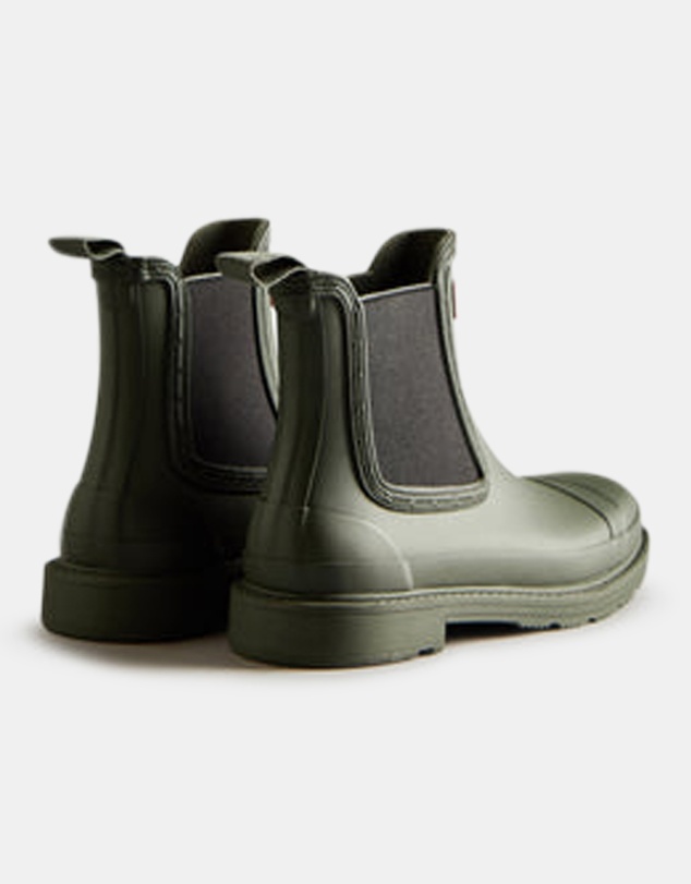 Hunter - Women's Chelsea Commando Boot Dark Olive