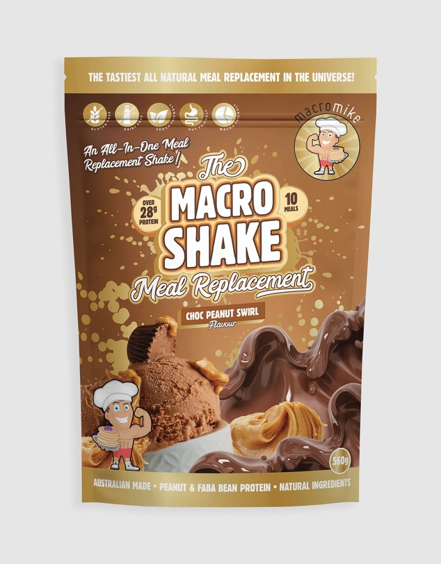 Macro Mike - Choc PB Swirl The Macro Shake Meal Replacement - 560g