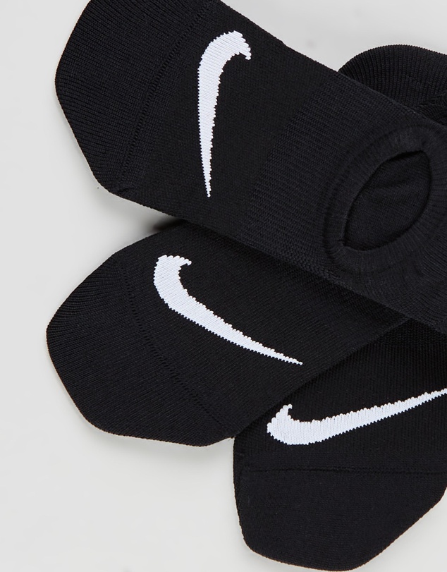 Nike - Everyday Plus Lightweight Footie Socks - 3-Pack