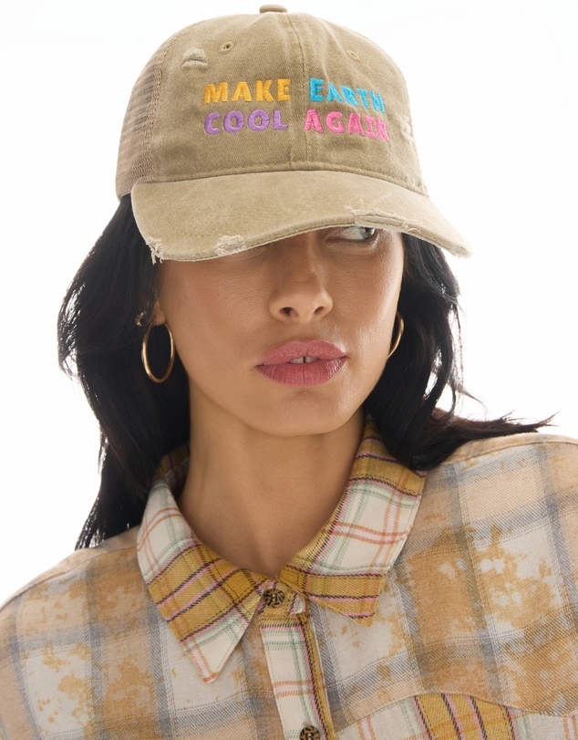 THE TALES - Make Earth Cool Again Destroyed Trucker Cap