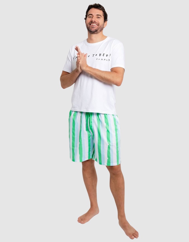 Sant And Abel - Men's Drawbertson Wild Stripes Sleep Shorts