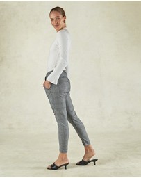 DRICOPER DENIM - Active Cobalt Blue Check Jeans