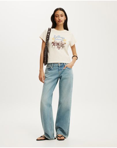 LCN BRA ROLLING STONES STARS  COCONUT