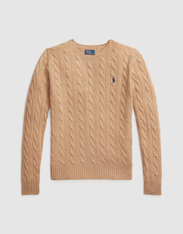 Polo Ralph Lauren - Cable Wool-Cashmere Crewneck Sweater
