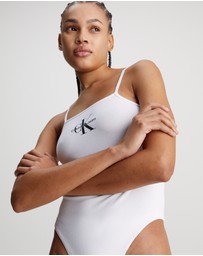 Calvin Klein Jeans - Cotton Stretch Monogram Bodysuit