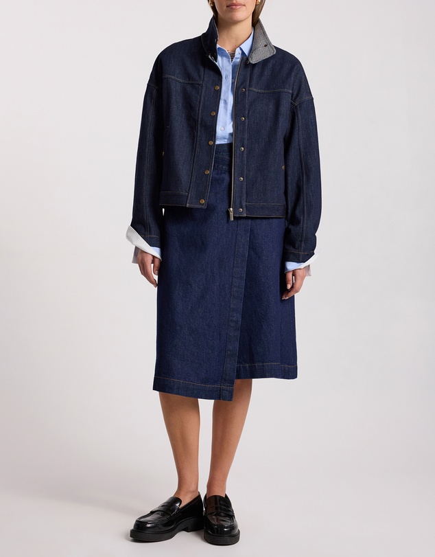 David Lawrence - Shay Crop Denim Jacket