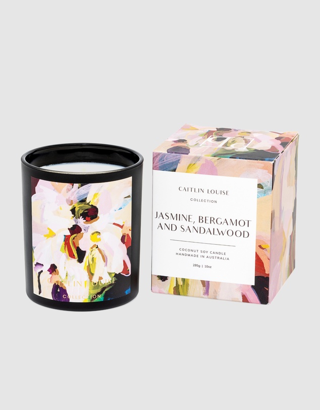 Caitlin Louise Collection - Jasmine, Bergamot & Sandalwood Scented Artist Candle