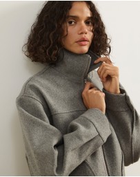 Atmos&Here - Iris Wool Blend Bomber