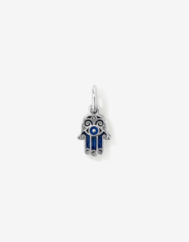 Michael Hill - Blue Hamsa Hand Pendant in Sterling Silver