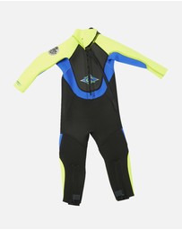 Rip Curl - Groms Omega 3/2mm Full Length Back Zip Wetsuit Steamer