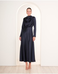 Pilgrim - Dina Long Sleeve Satin Dress
