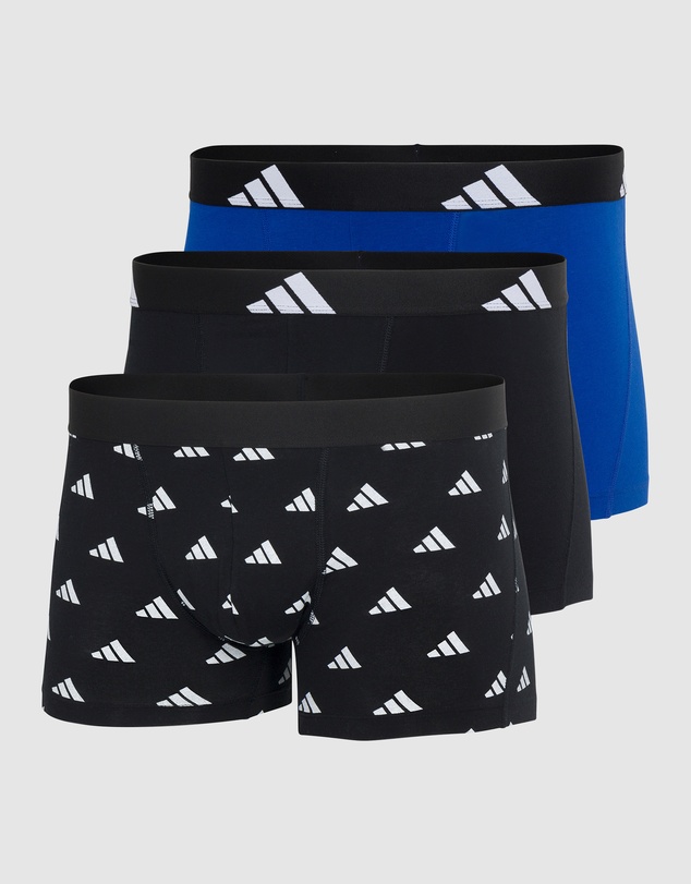 adidas Sportswear - 3 Pack Active Flex Cotton Trunk Underwear