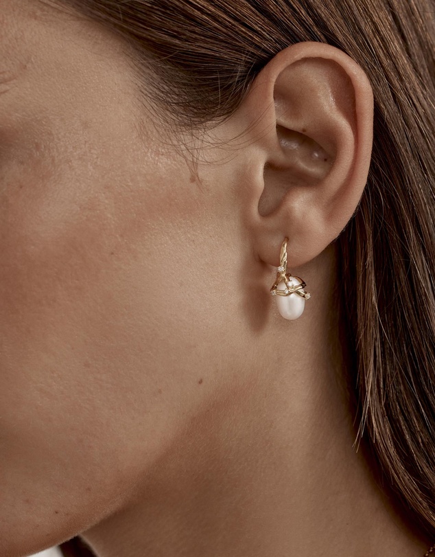 By Charlotte - Dive Into Serenity Pearl Earrings