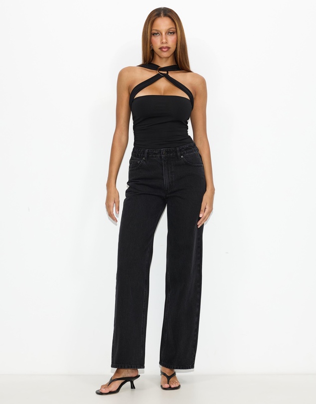 Dazie - Florence Mid Rise Straight Jeans