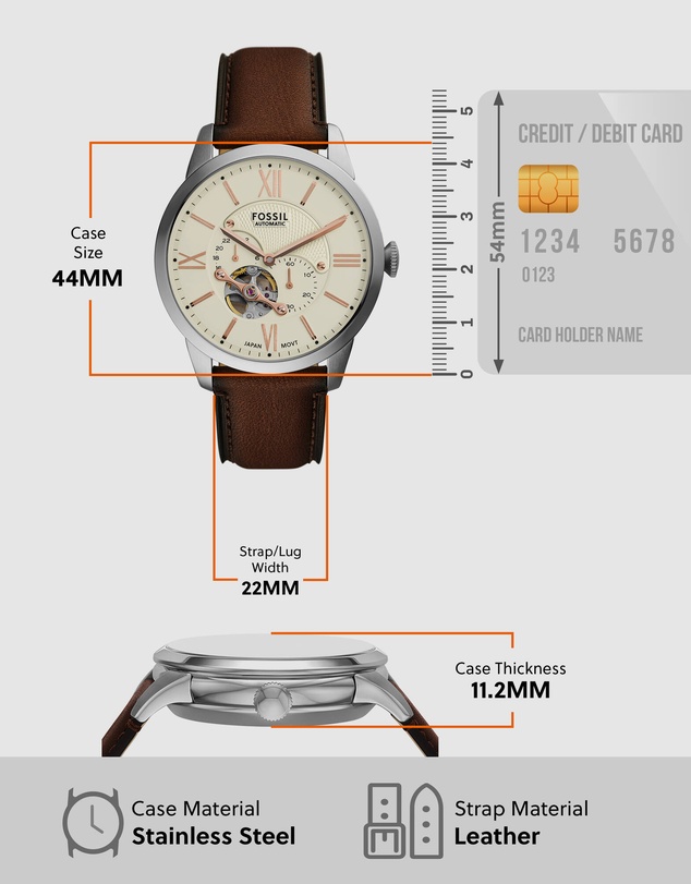 Fossil - Townsman Brown Chronograph Watch
