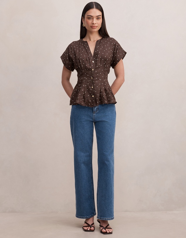 Forever New - Jemma V-Neck Blouse