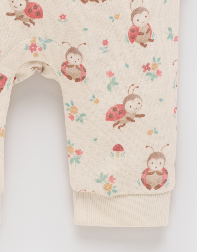 Purebaby - Fleecy Track Growsuit -Kids-Babies