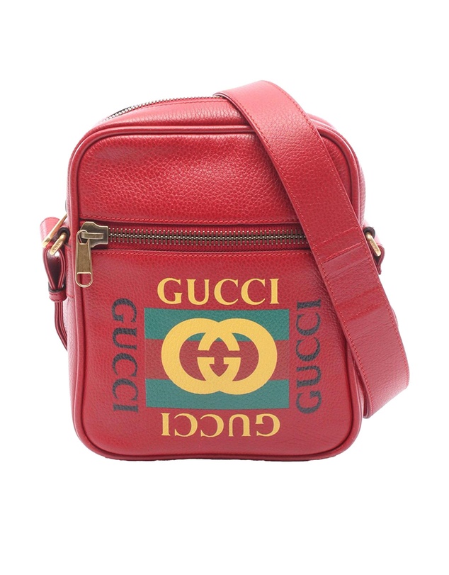 Pre-Loved by Azura Reborn - Pre-Loved Grained Calfskin Logo Crossbody