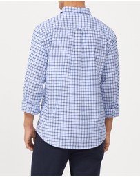 Van Heusen - Stretch Gingham Oxford Casual Shirt