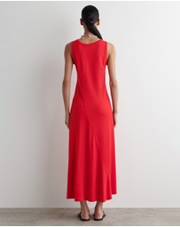 COS - Asymmetric Jersey Midi Dress
