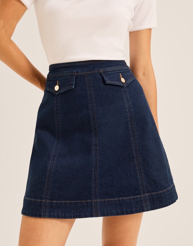 Review - Isla Denim Mini Skirt