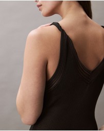 Calvin Klein - Knit Rib Sleeveless Dress