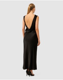 Forever New - Eileen Open Back Satin Maxi Dress