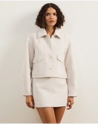 Atmos&Here - Miranda Wool Blend Short Coat
