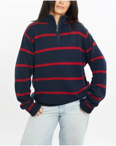 Vintage by The Real Deal - Pre Loved - Vintage Chaps Ralph Lauren Quarter Zip Knit Sweater