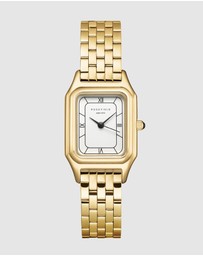 Rosefield - Ivy White Gold-Tone Bracelet Watch