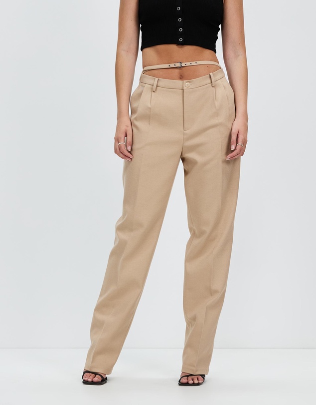 Style Addict - Dion Belted Trousers