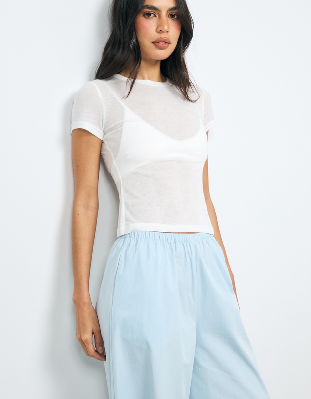 AERE - Organic Cotton Barrel Leg Pants