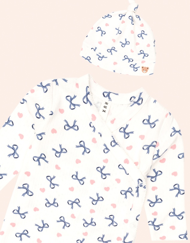Huxbaby - My First Hux Hearts and Bows - Babies