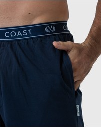 Coast Clothing - Navy Lounge Shorts
