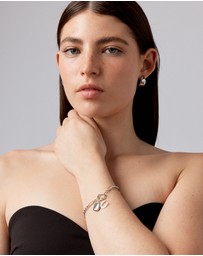 Michael Hill - Polished Circle Pendant Connector in Sterling Silver