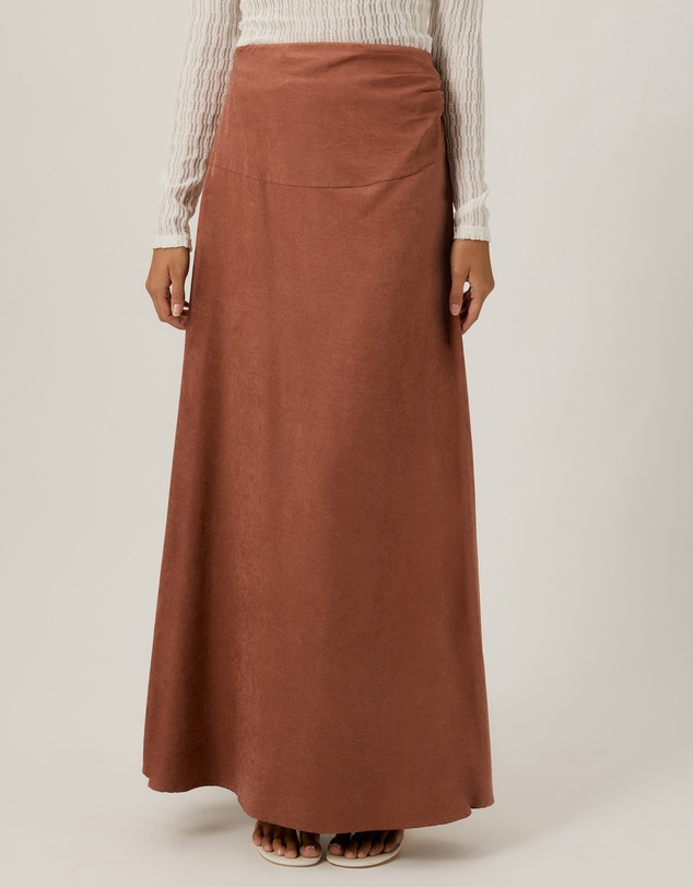 Tussah - Sophie Brushed Aline Midi Skirt