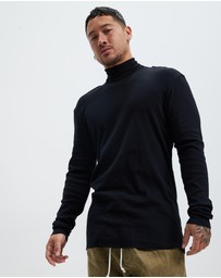 Surrounded By Ghosts - The Atacamite Slim Rib Knit Turtle Neck T-Shirt
