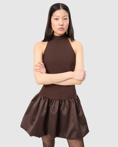 ROTATE - Mini Peplum Dress
